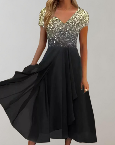 Zavando - Kleid mit leuchtenden Blumen