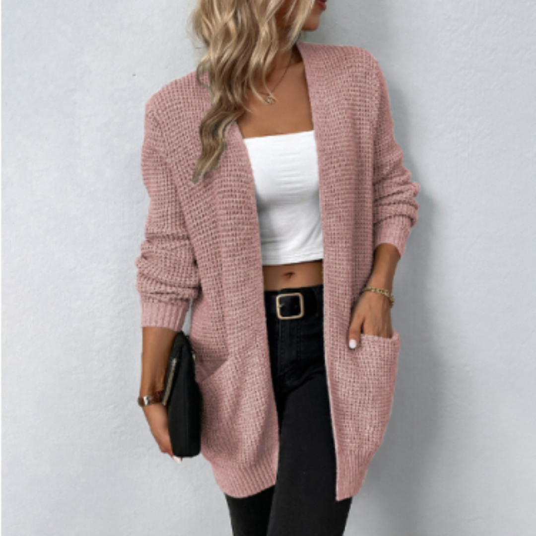 Langärmlige Strickjacke Für Damen | Klassisch