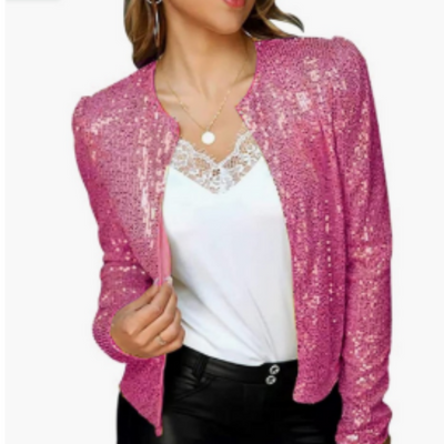 Kurze Partyjacke Für Damen | Reißverschluss