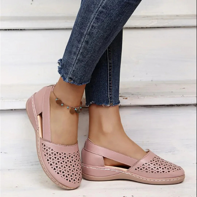 Damen Atmungsaktive Cutout Schuhe | Slip On