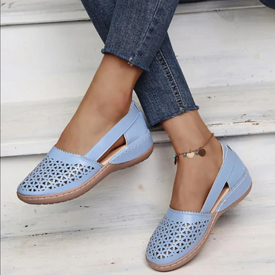 Damen Atmungsaktive Cutout Schuhe | Slip On