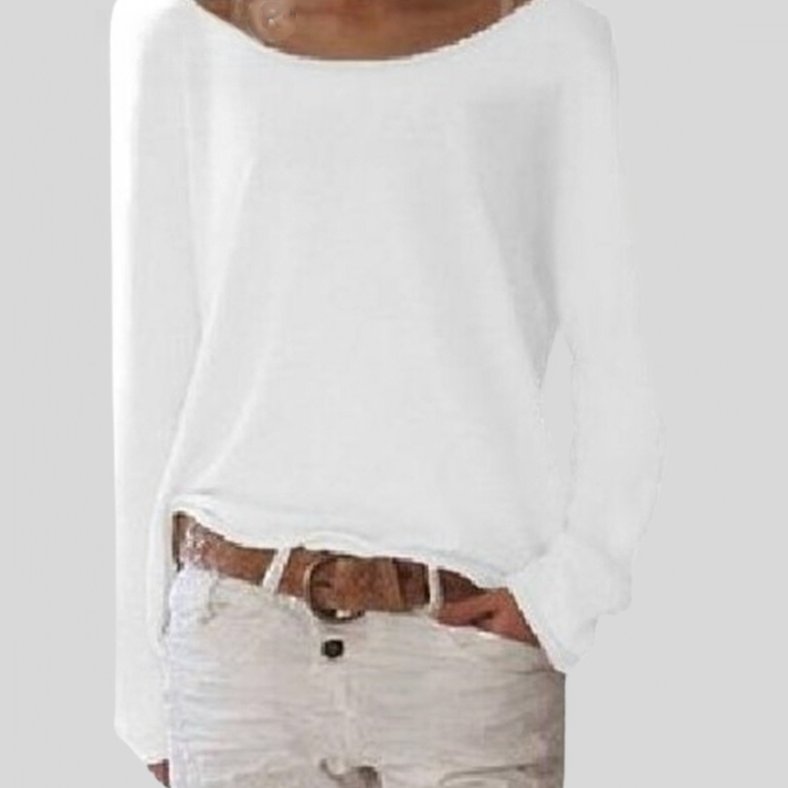 Zavando – Weicher Eleganter Pullover mit Rundhalsausschnitt