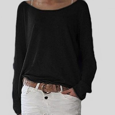 Zavando – Weicher Eleganter Pullover mit Rundhalsausschnitt