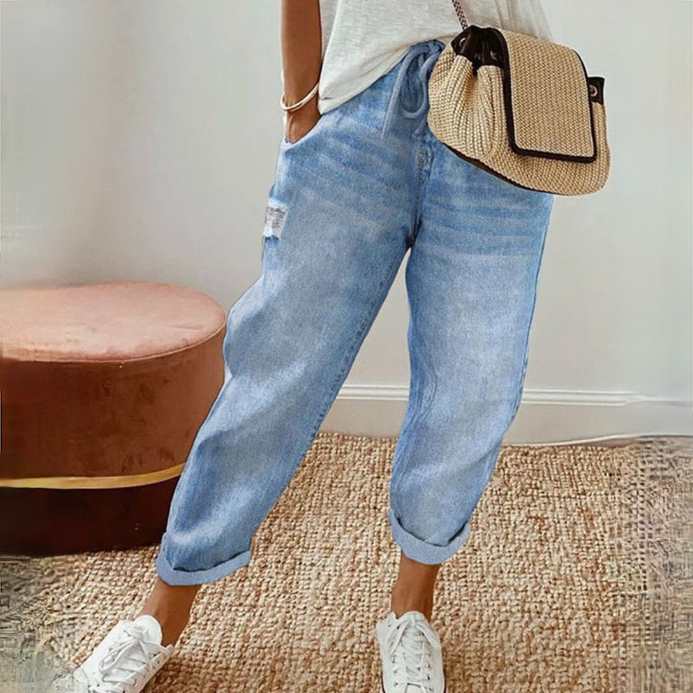Zavando - Boho-Sommerhose aus Baumwoll