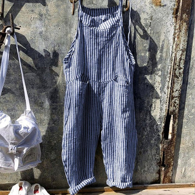 Zavando – Trendiger Leinen-Jumpsuit