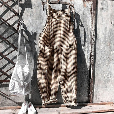 Zavando – Trendiger Leinen-Jumpsuit