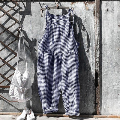 Zavando – Trendiger Leinen-Jumpsuit