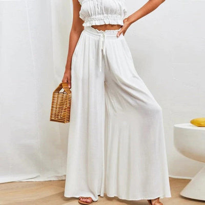 Lockere Hose Mit Weitem Bein Für Damen | Sommer