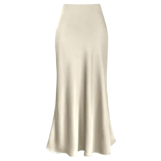Zavando – Sexy Midirock aus Satin