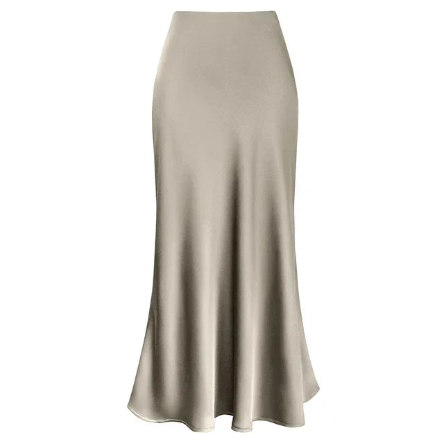 Zavando – Sexy Midirock aus Satin
