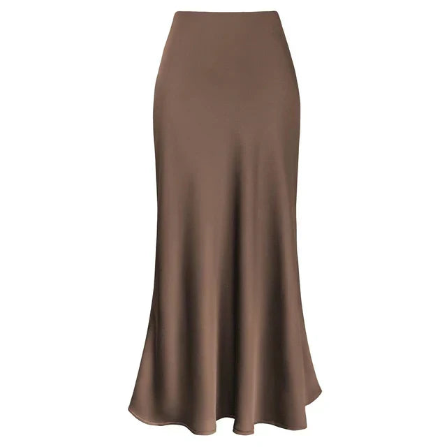 Zavando – Sexy Midirock aus Satin
