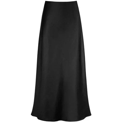 Zavando – Sexy Midirock aus Satin