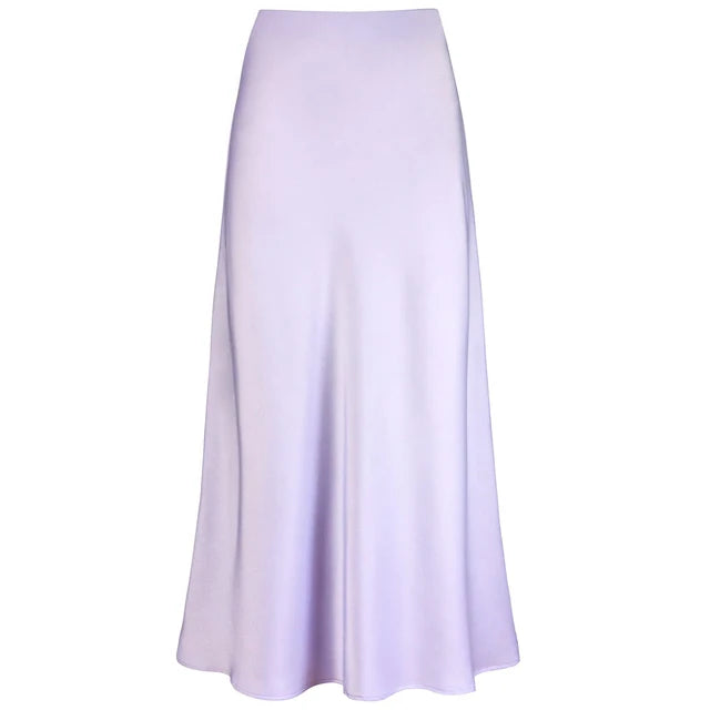 Zavando – Sexy Midirock aus Satin