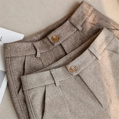 Zavando- Elegante Getailleerde Broek