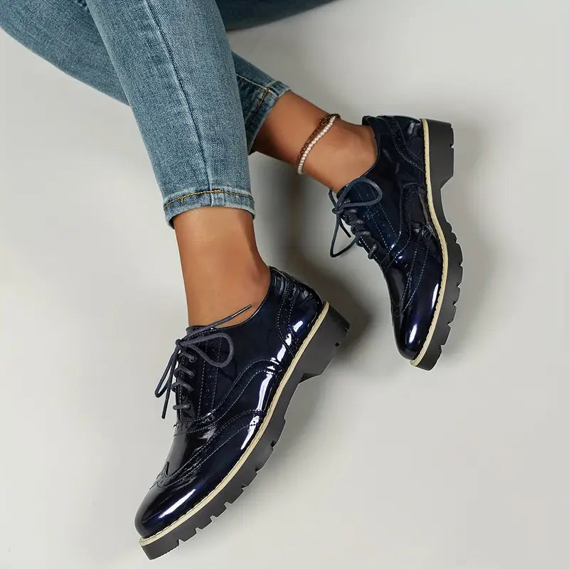 Damenschuhe Im Vintage Stil | Schnürschuhe