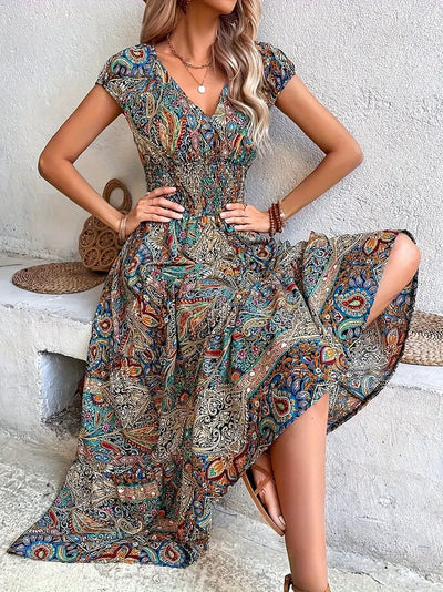 Zavando – Stilvolles Boho-Maxikleid