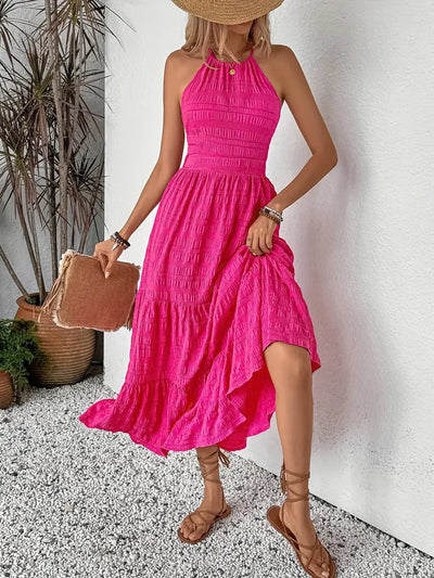 Zavando – Neckholderkleid aus Baumwolle