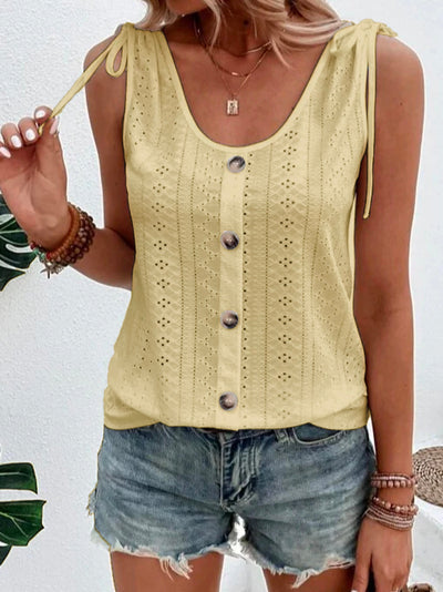 Bequemes Ärmelloses Tanktop Für Damen | Sommer