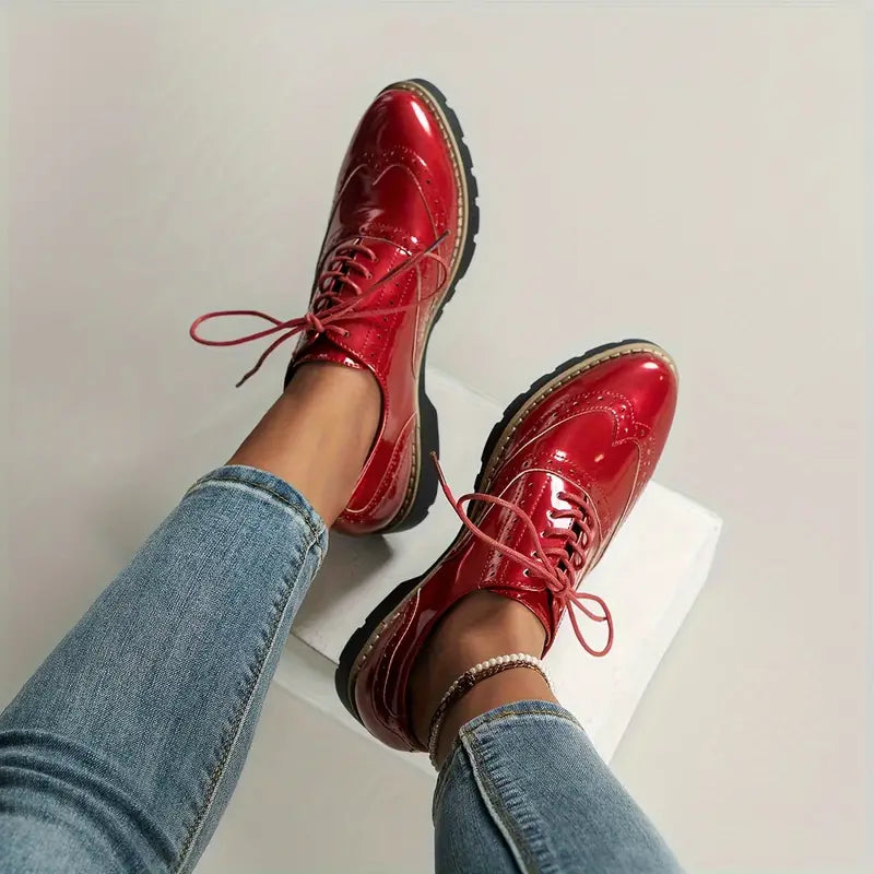 Damenschuhe Im Vintage Stil | Schnürschuhe