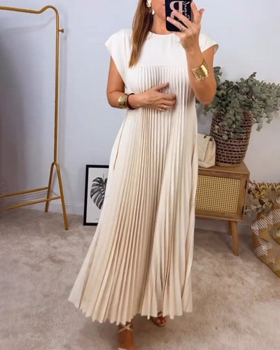 Zavando - Ärmelloses plissiertes Kleid