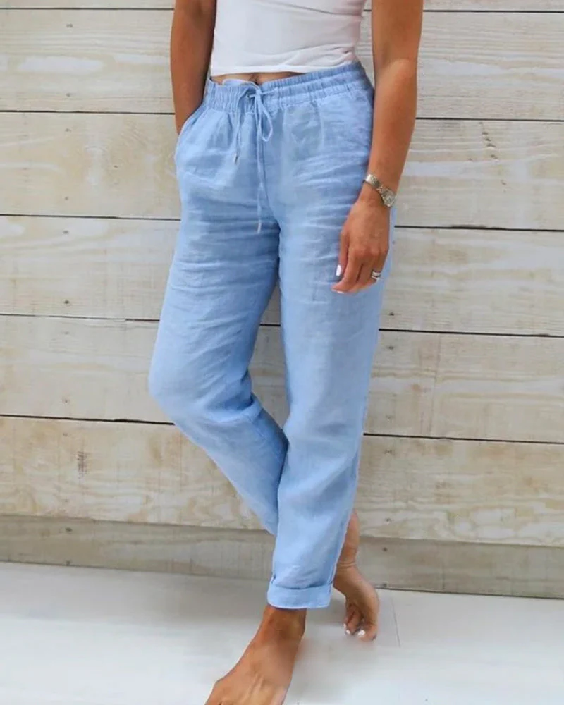 Zavando | Damen Lockere Hosen | Bequeme