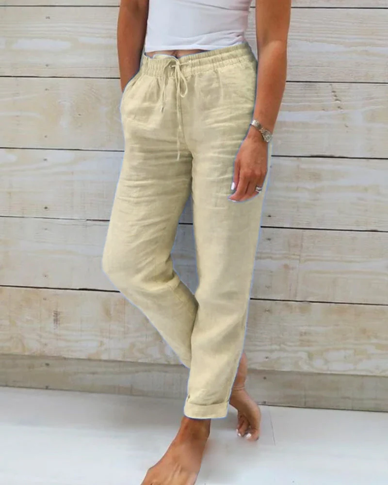 Zavando | Damen Lockere Hosen | Bequeme