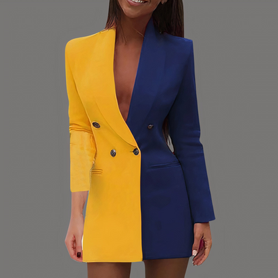 Zavando | Kleid Blazer Kombinieren | Mini