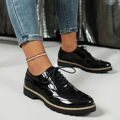Damenschuhe Im Vintage Stil | Schnürschuhe