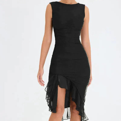 Zavando - Schickes Midikleid Eleganz