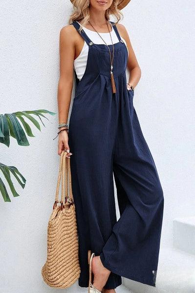 Zavando – Stylischer Overall mit weitem Bein