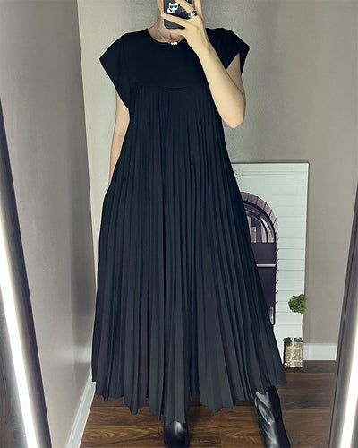 Zavando - Ärmelloses plissiertes Kleid