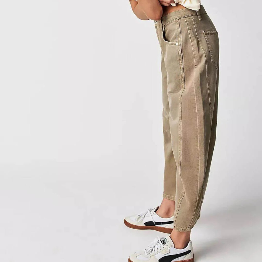 Zavando | Damen Weite Jeans | Baggy