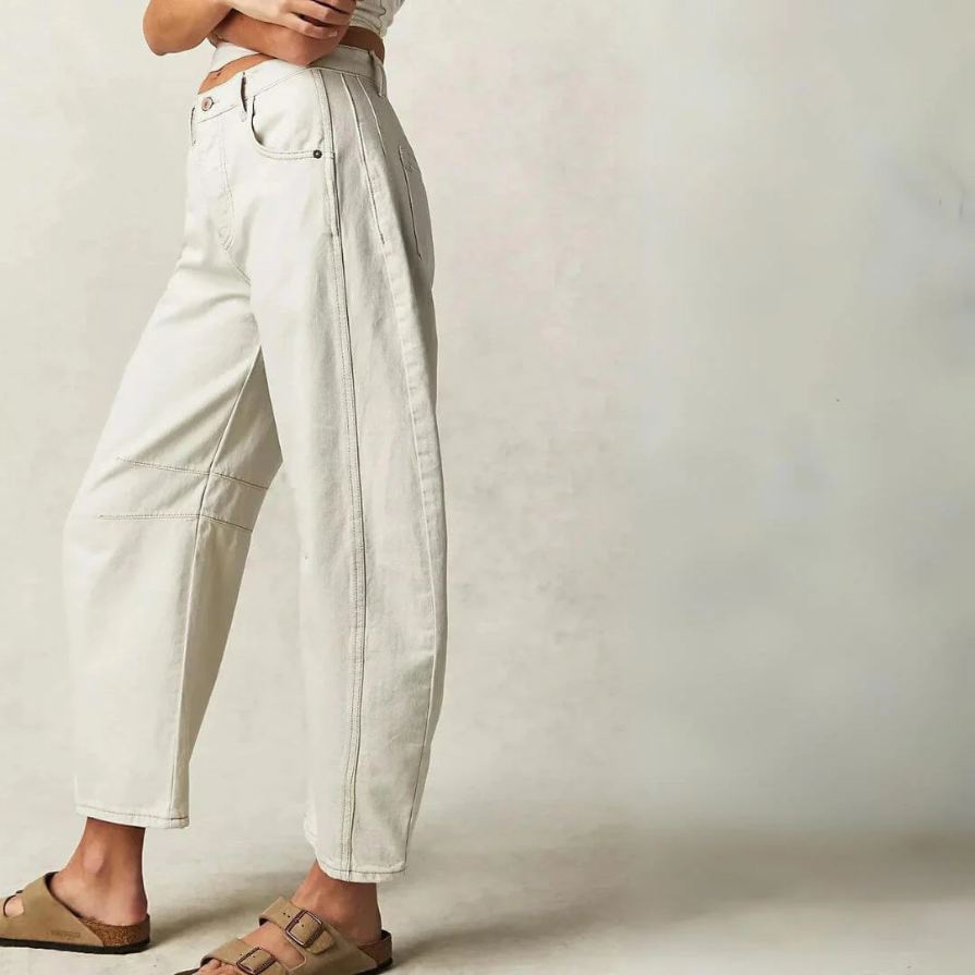 Zavando | Damen Weite Jeans | Baggy