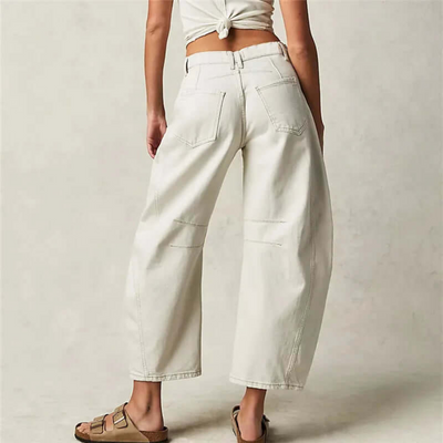 Zavando | Damen Weite Jeans | Baggy