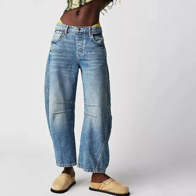 Zavando | Damen Weite Jeans | Baggy