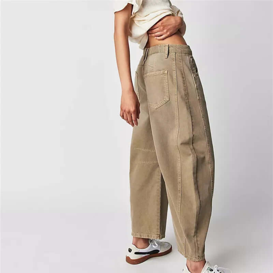 Zavando | Damen Weite Jeans | Baggy