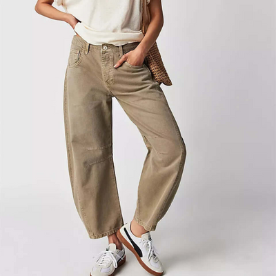 Zavando | Damen Weite Jeans | Baggy