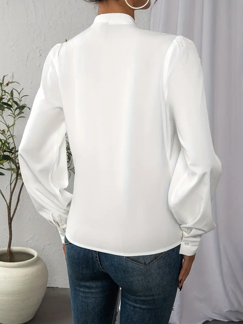 Zavando | Damen Elegant Oberteil | Langarm
