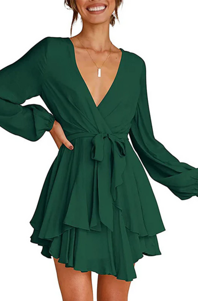 Zavando | Sommer Wickelkleid | Mini