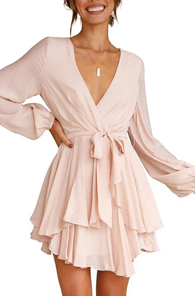 Zavando | Sommer Wickelkleid | Mini