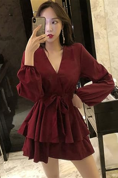 Zavando | Sommer Wickelkleid | Mini