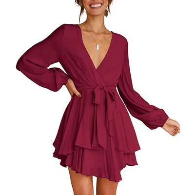 Zavando | Sommer Wickelkleid | Mini