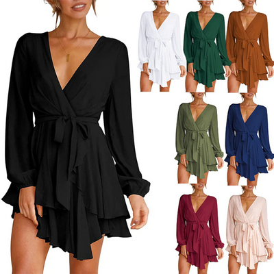 Zavando | Sommer Wickelkleid | Mini