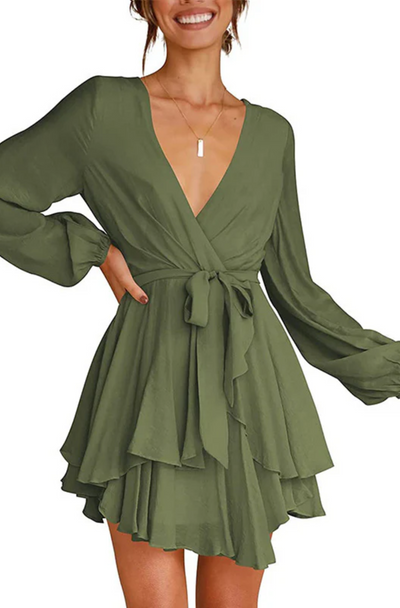 Zavando | Sommer Wickelkleid | Mini