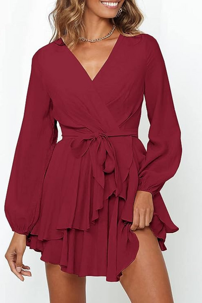 Zavando | Sommer Wickelkleid | Mini