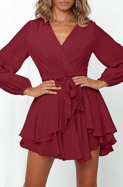 Zavando | Sommer Wickelkleid | Mini