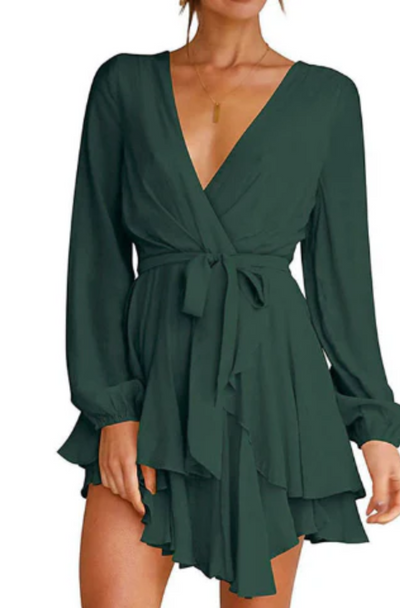 Zavando | Sommer Wickelkleid | Mini