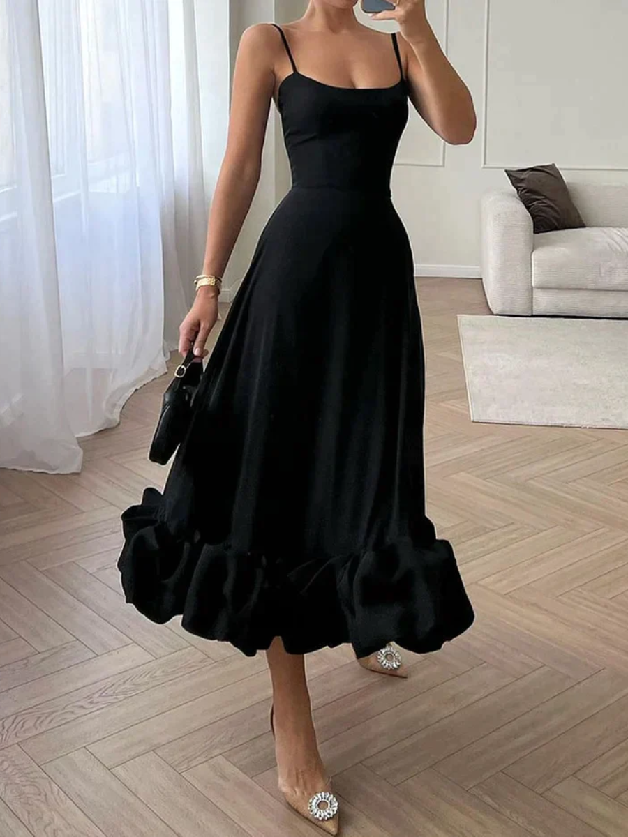 Zavando | Damen Festliche Kleid | Midi