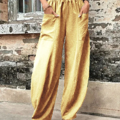 Zavando | Damen High-Waist Hose | Loose Fit