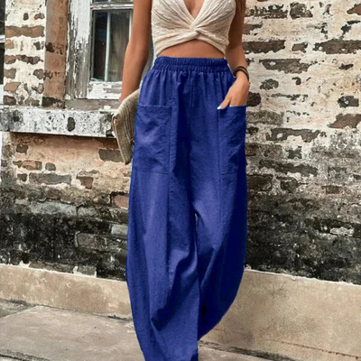 Zavando | Damen High-Waist Hose | Loose Fit